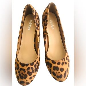 Bella Marie Leopard Wedge Heels